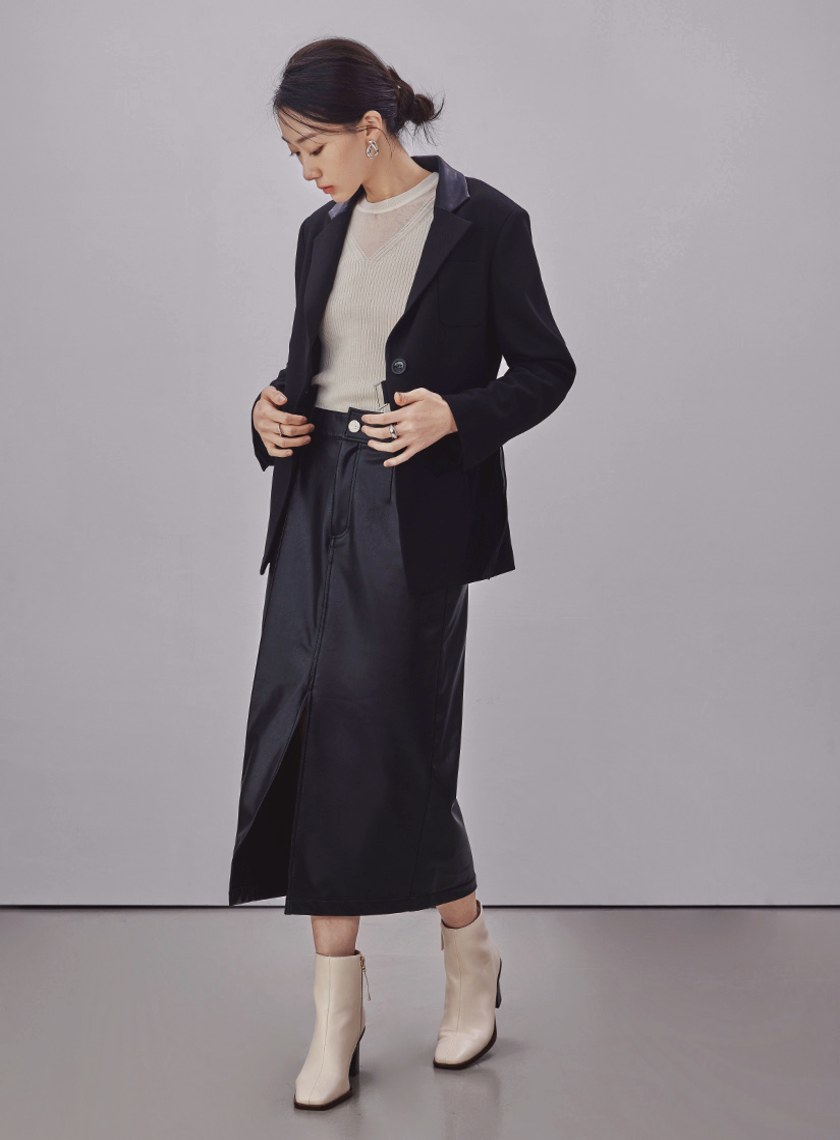 純羊毛微透膚針織上衣